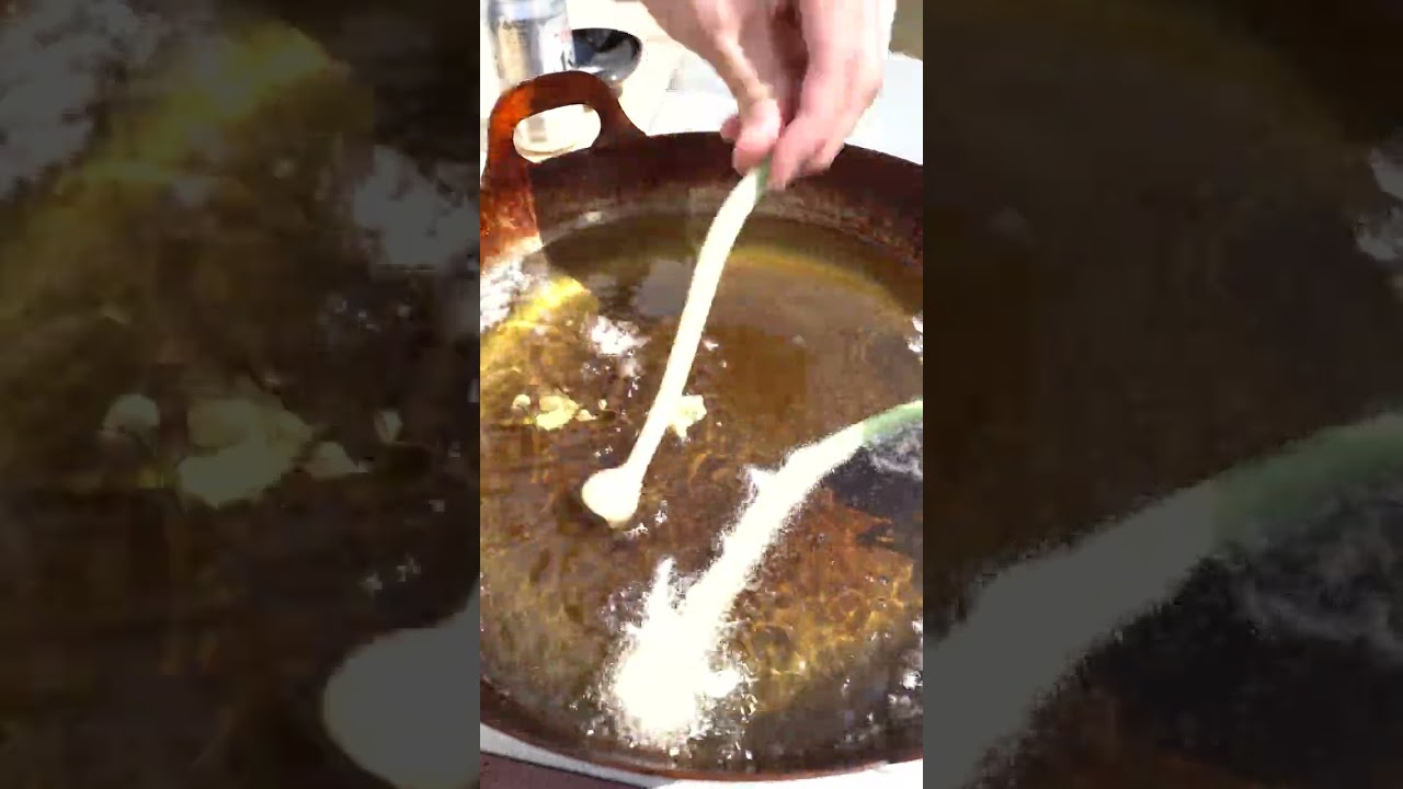 【青空料理】ノビルの天ぷらがうますぎる！#wildgarlic  #asmr #Tempura