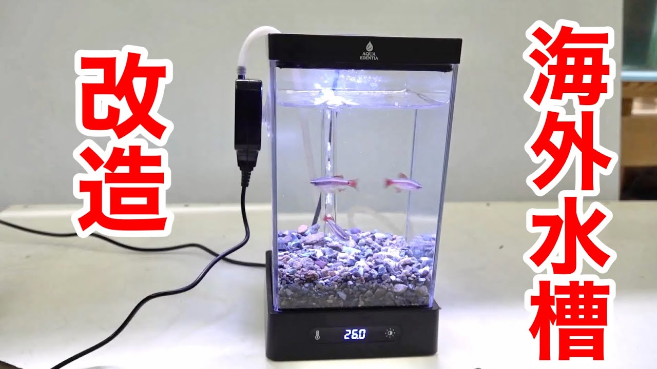 Amazonで買ったポンコツな海外製の水槽を改造して使えるようにする