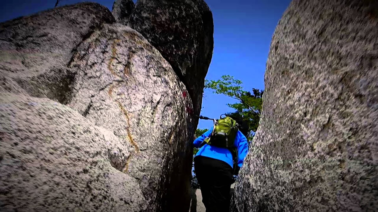 湖南アルプスハイキング　天狗岩　KONAN 　ALPS In training of Steadicam