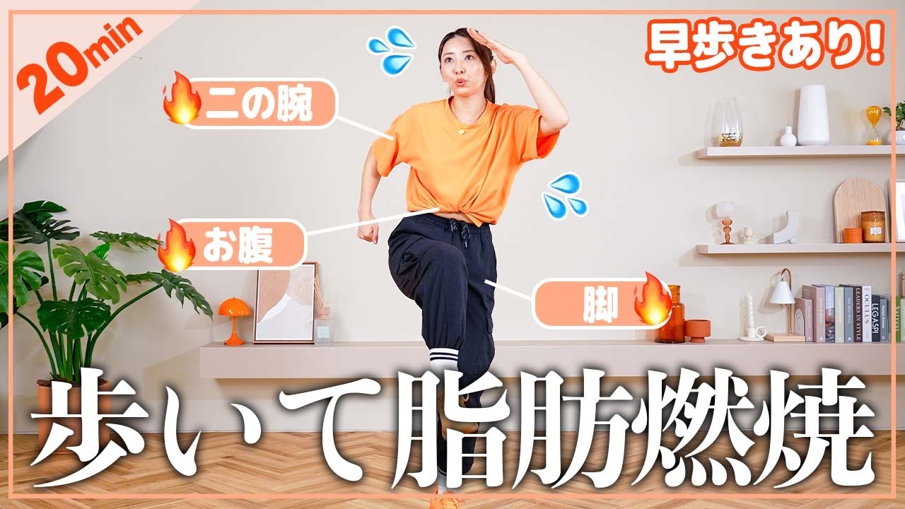 【20分室内散歩】食後の軽い運動で血糖値コントロール!!天気の悪い日もOK