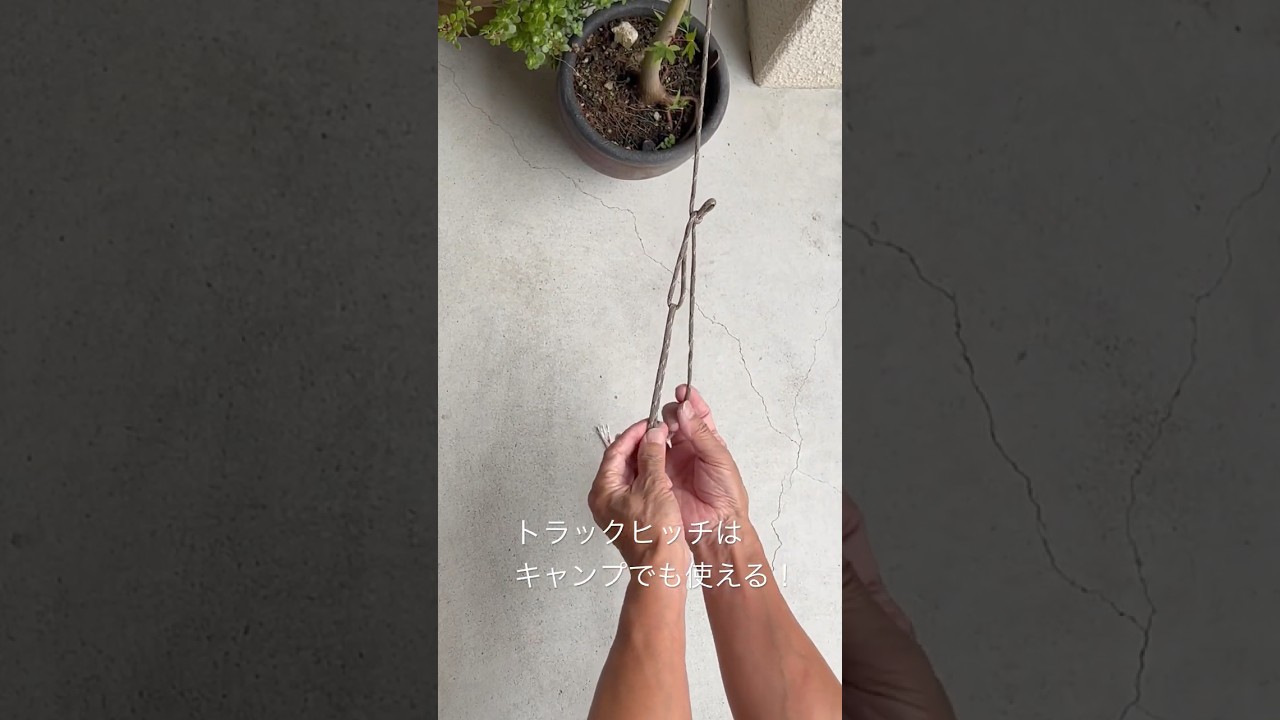 簡単トラックヒッチはキャンプでも使える#shorts #outdoor