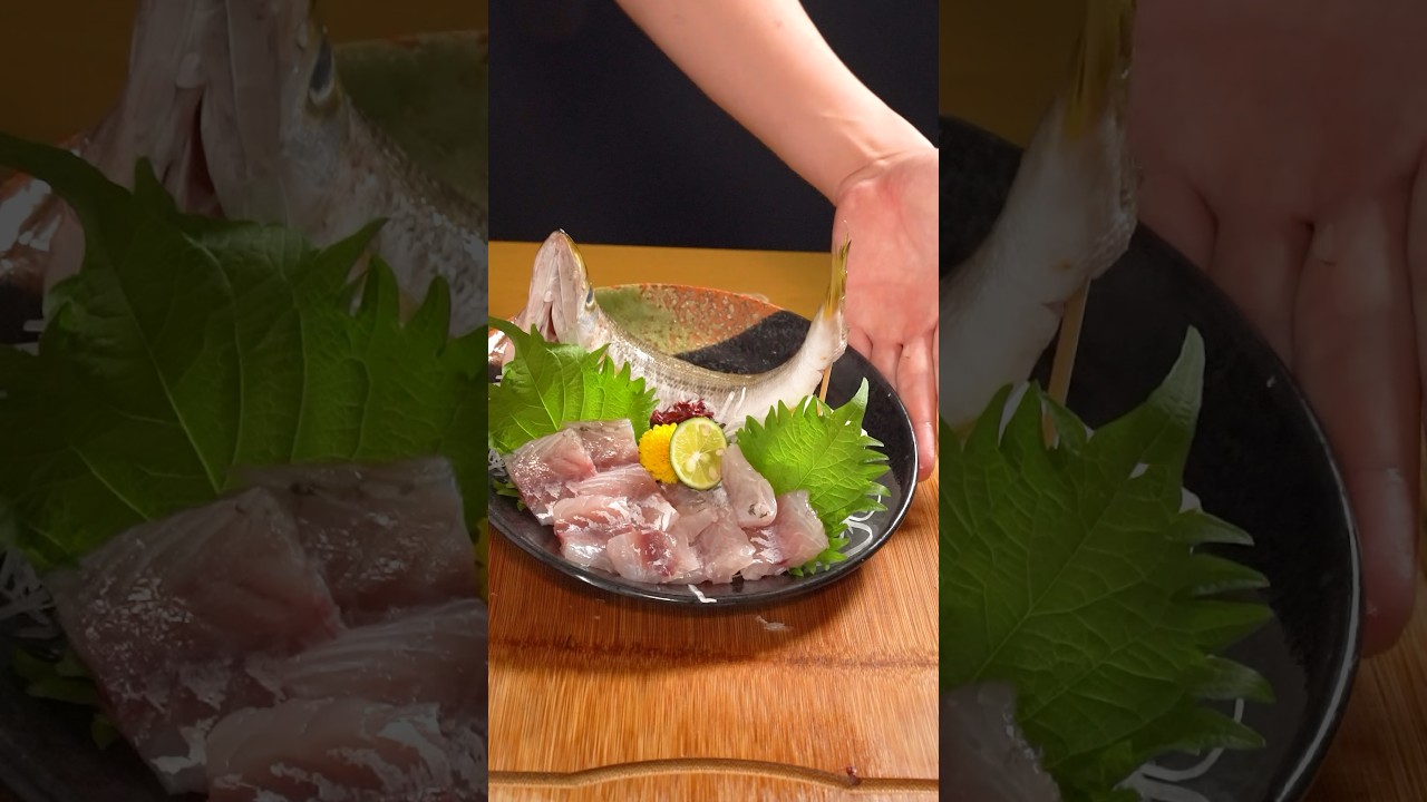 カマスの姿造りがうますぎる！