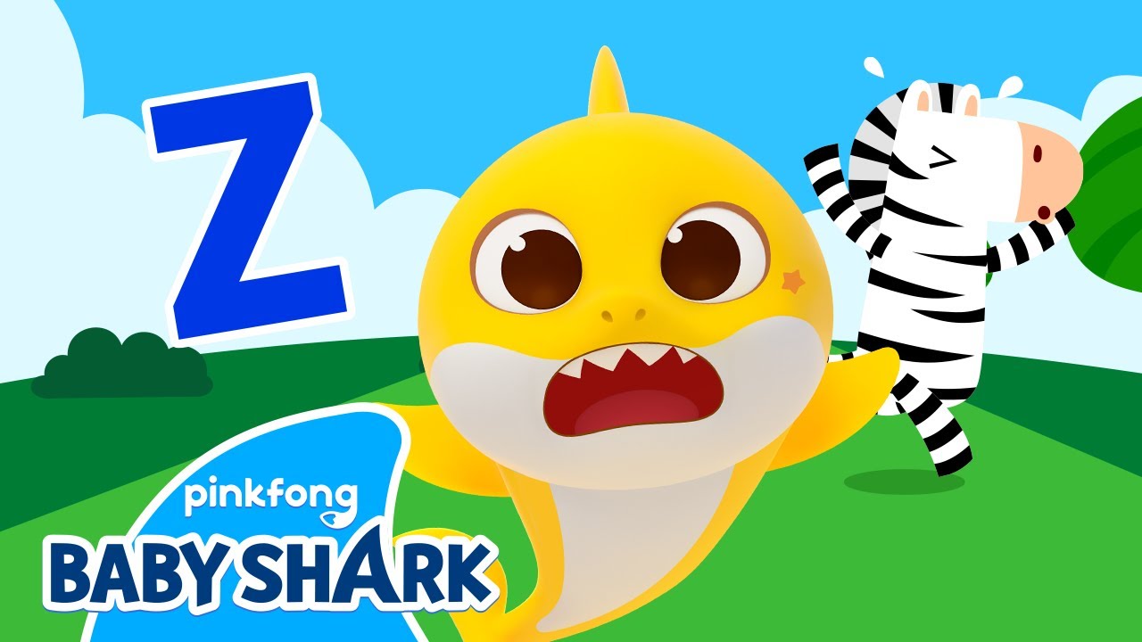 Zebra | Letter Z | Baby Shark's ABC Song | Learn ABCs with Baby Shark Official