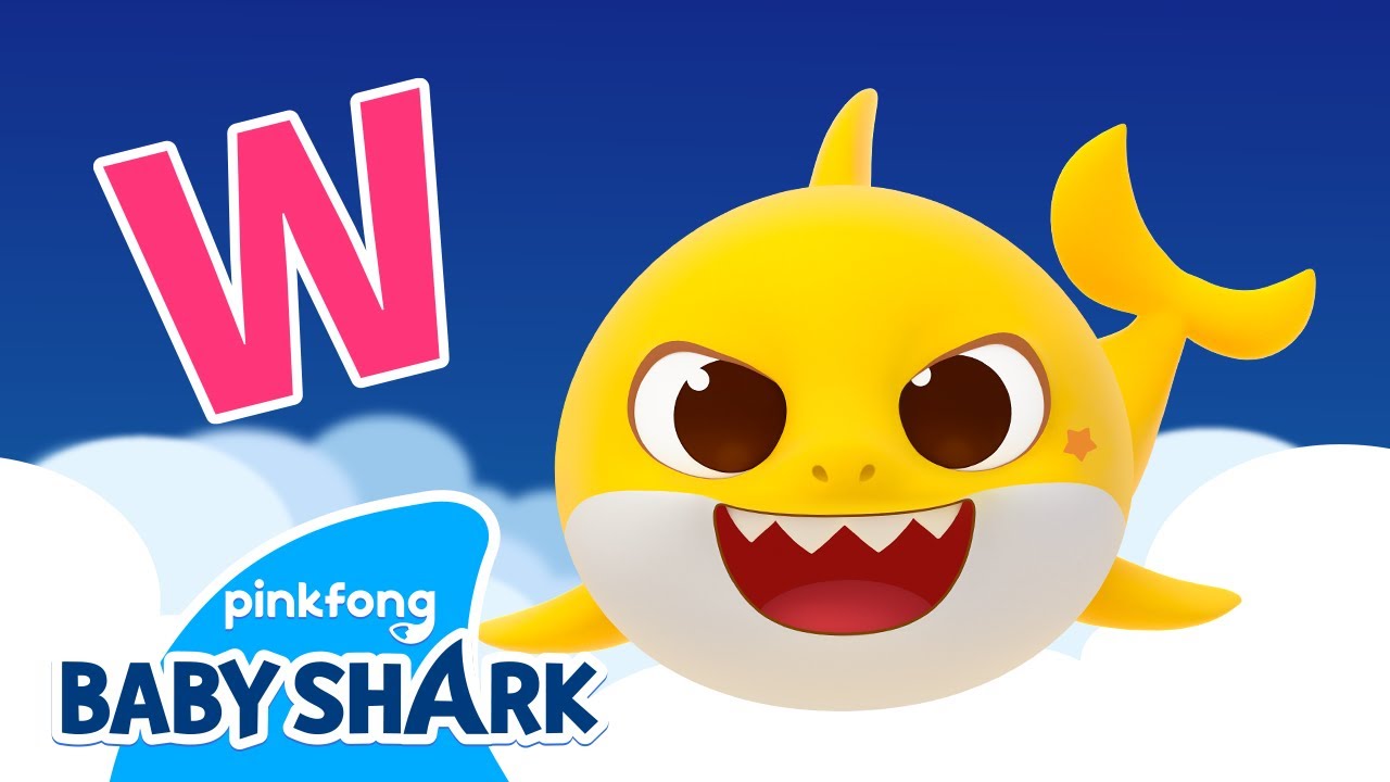 Baby Shark's Letter W | Wolf & White | Baby Shark's ABC Song | Learn ABCs with Baby Shark Official