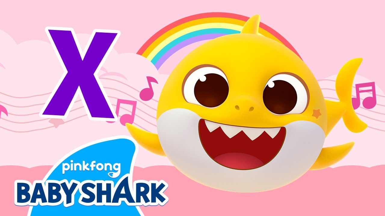 Baby Shark's Rainbow Xylophone | Baby Shark's ABC Song | Learn ABCs with Baby Shark Official