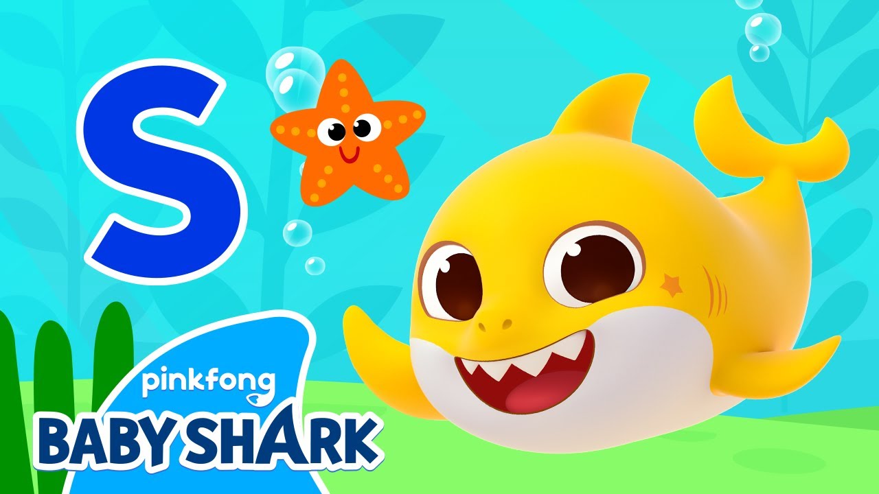 Starfish Loves Baby Shark - Letter S | Baby Shark's ABC Song | Learn ABCs with Baby Shark Official
