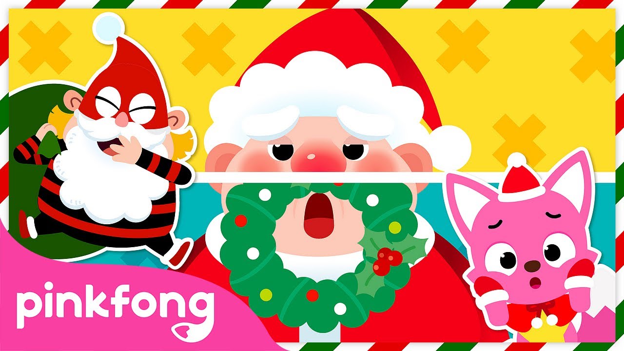 [🎄NEW] Christmas Thieves Steal Santa's Beard! | Christmas Carol | Find the Beard | Official Pinkfong